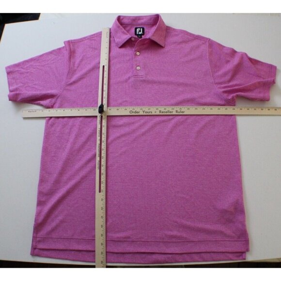Footjoy Men's Pink Polo Size XL - Picture 3 of 4